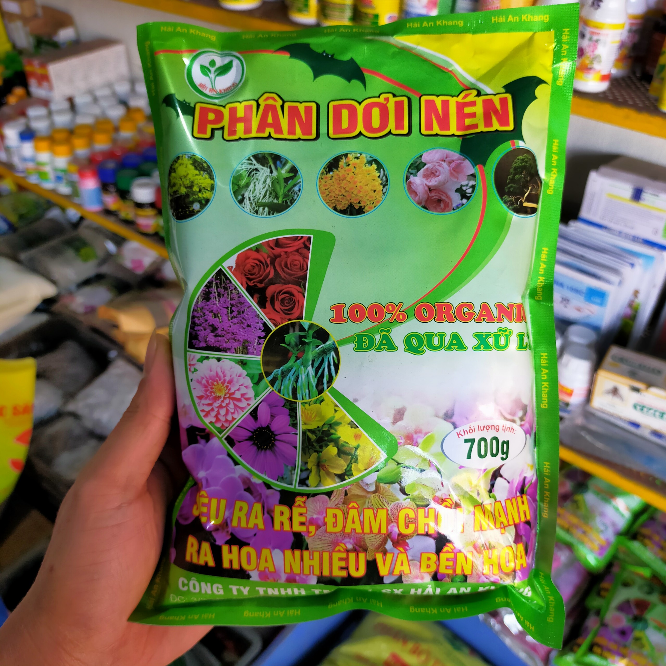 Phân dơi ORGANIC cao cấp đã qua xử lý – Siêu ra rễ - Đâm chồi mạnh - Ra hoa nhiều (dạng viên nén)
