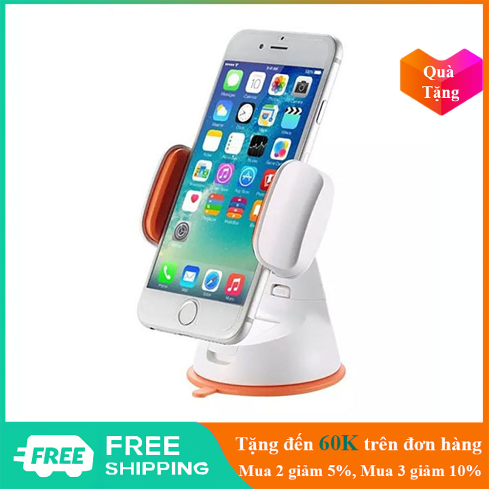 Giá đỡ điện thoại có đế hít trên ô tô xoay 360 độ tương thích với điện thoại dưới 8 cm - EL0151