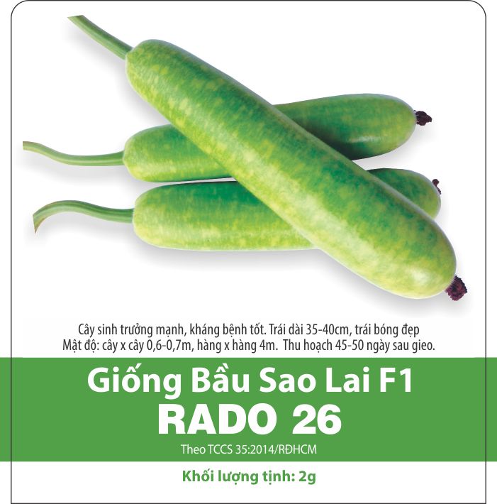 Hạt Giống Bầu Sao F1 Siêu Trái (2gr)