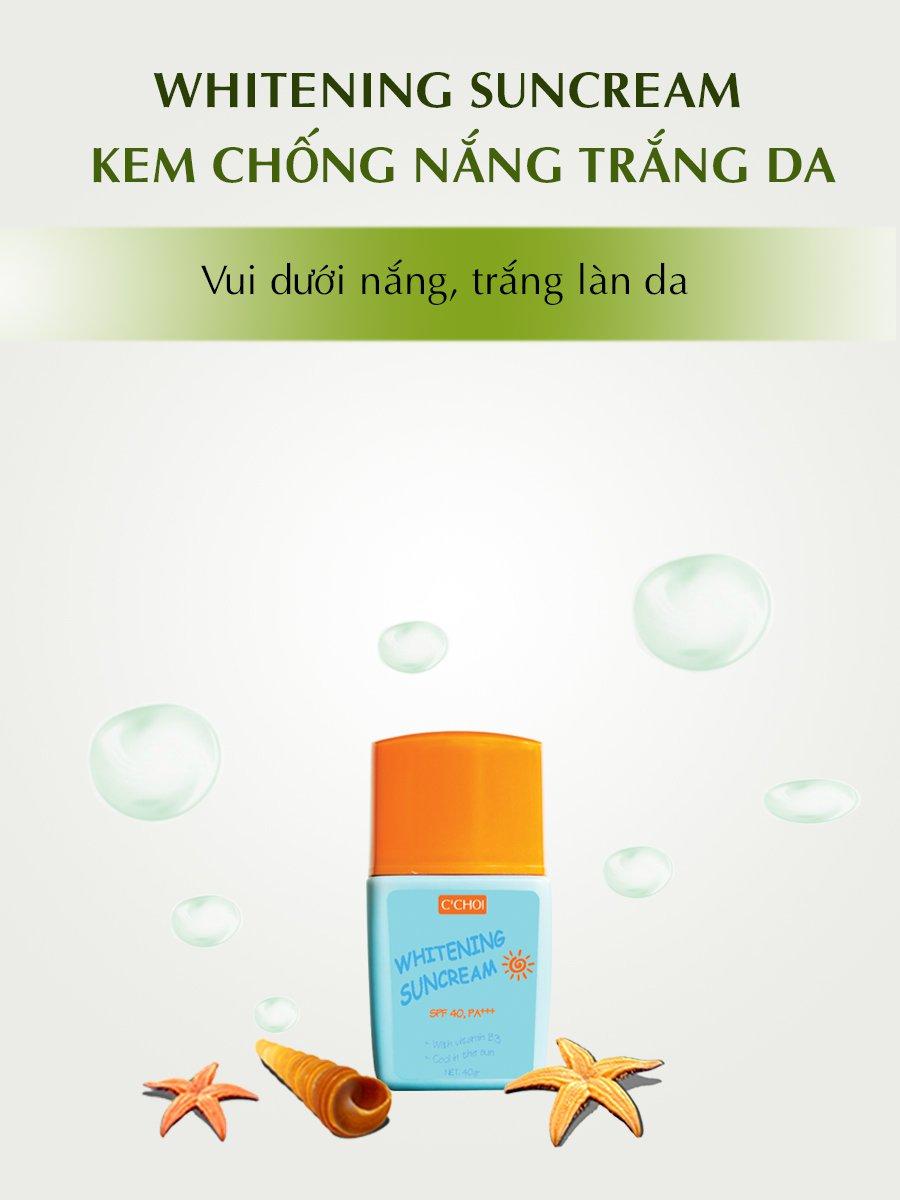 Kem chống nắng trắng da - Whitening Suncream