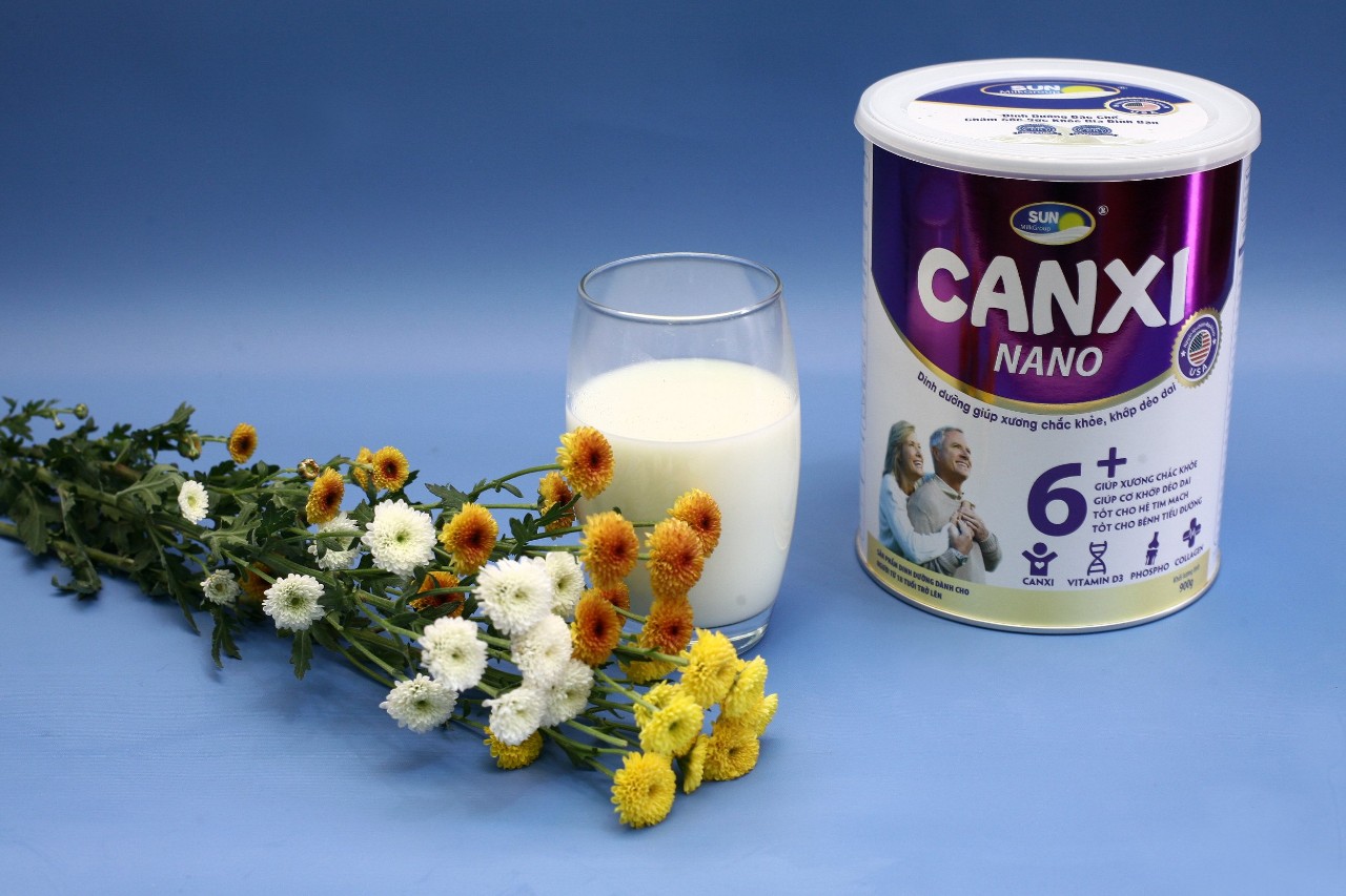 Sữa Bột SUNMILK CANXI NANO 900G - Dinh Dưỡng Giúp Xương Chắc Khỏe