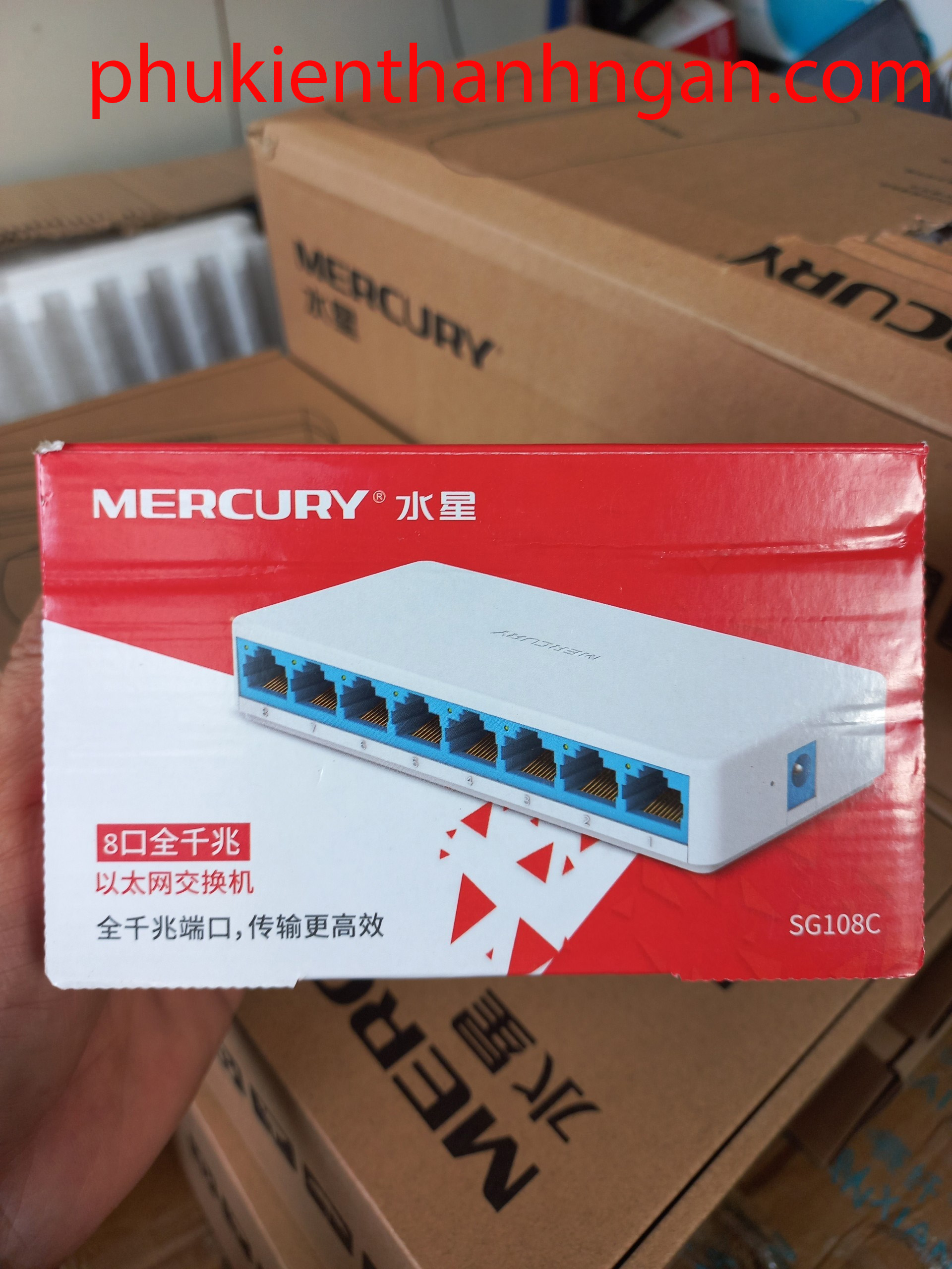 Switch 8 port mercury sg108c