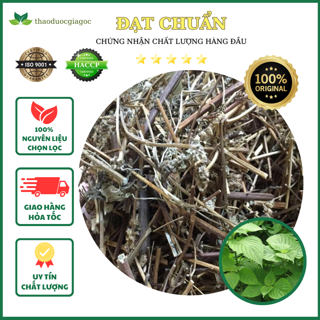 500gr cây kinh giới hữu cơ khô thơm nguyên chất.