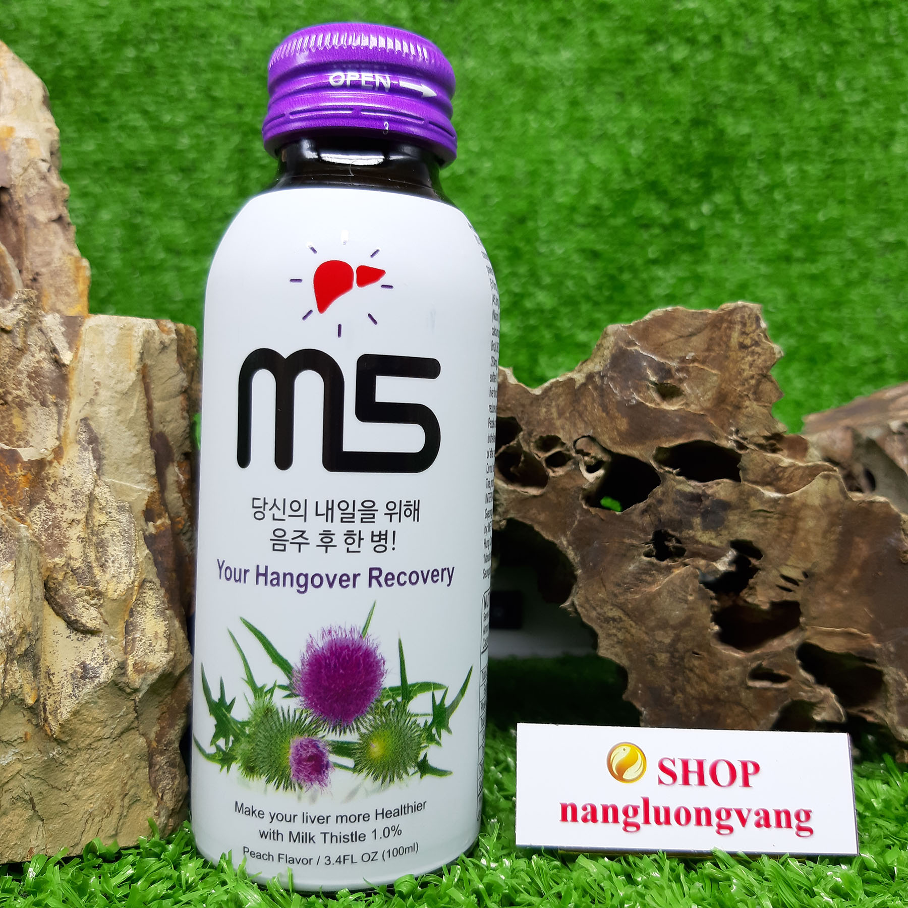 Nước giải rượu, giải độc gan M5 - 1 chai 100ml - SHOP nangluongvang