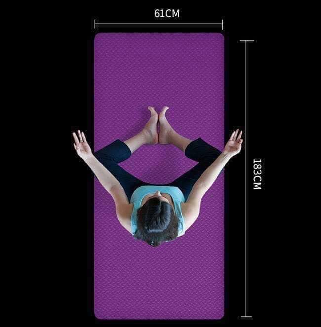 Thảm yoga 2 mặt cao cấp thảm tập yoga tpe 2 lớp
