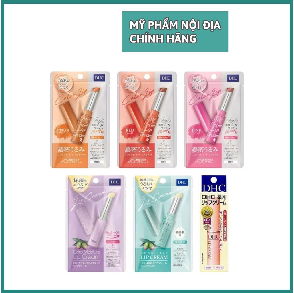 Son dưỡng màu dhc pure color lip cream, cam,hồng,đỏ