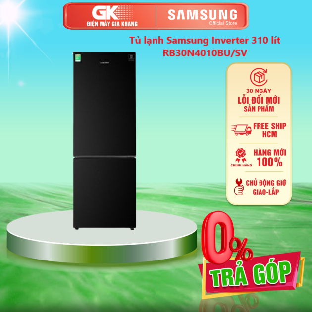 Tủ lạnh Samsung Inverter 310 lít RB30N4010BU/SV Mới 2020