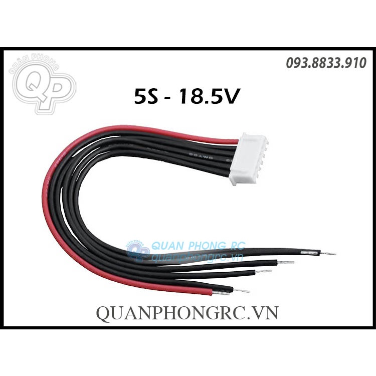Balance charge cable silicon 5s - jack dây balance silicon 5s - 18.5v
