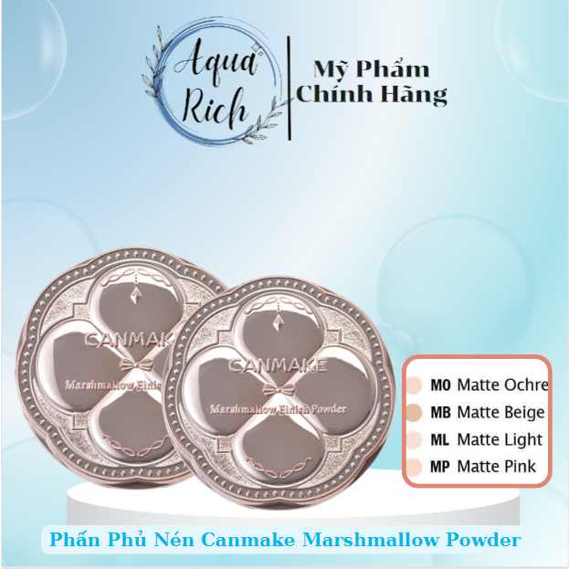 Phấn phủ dạng nén canmake nhật 10g