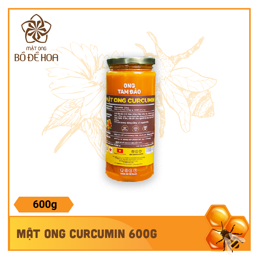 MẬT ONG CURCUMIN 600G