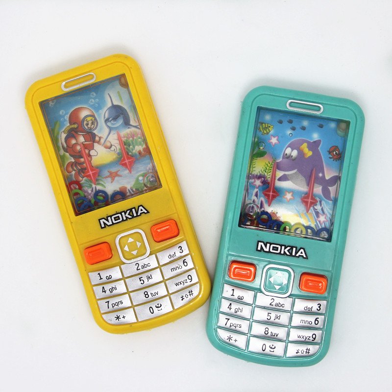 Máy chơi game bắn vòng nước, đồ chơi bắn vòng nước hình điện thoại