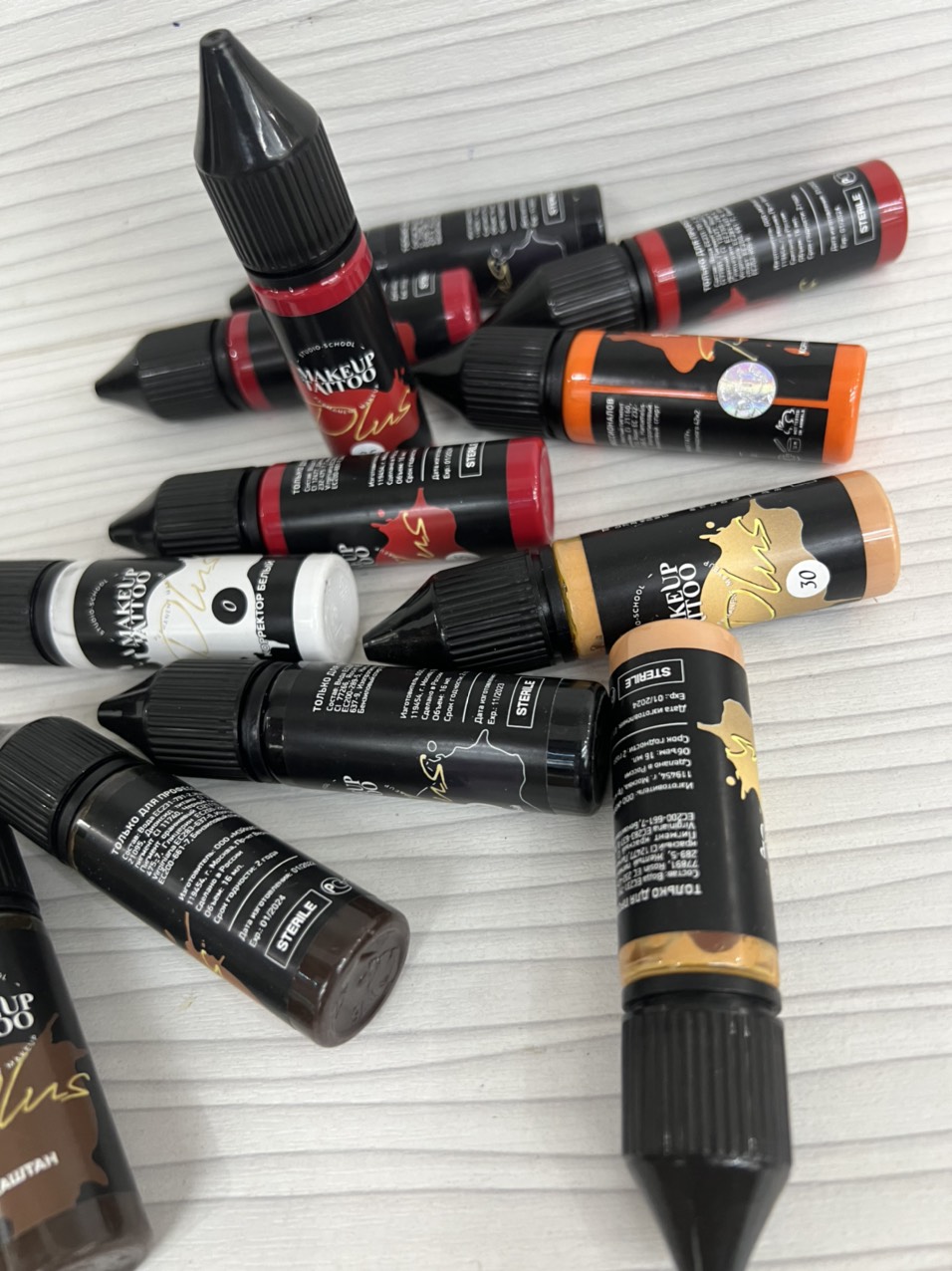 Mực makeup chính hãng nga 15ml, mực phun xăm chính hãng dcpx