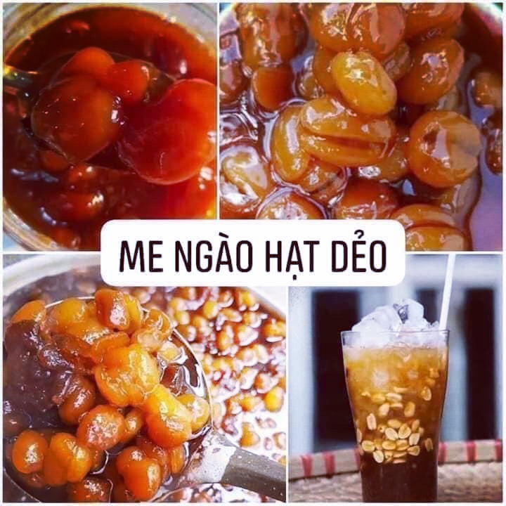 Me ngào hạt dẻo chùm ruột