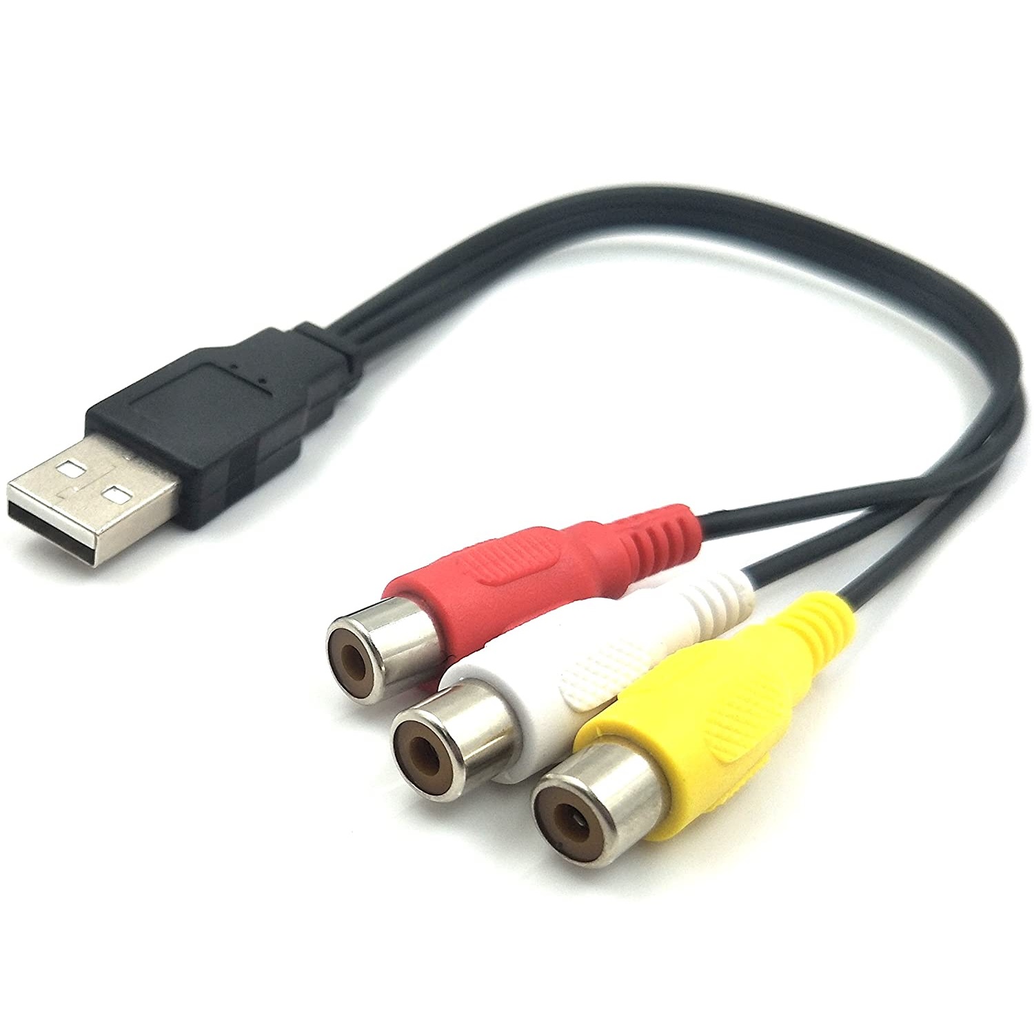Cáp chuyển đổi usb sang 3-rca av - cáp chuyển đổi tín hiệu cổng usb sang av