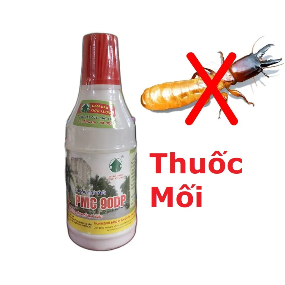 Thuốc diệt mối tận gốc PMC đỏ chính hãng 111 láng hạ diệt mối trong nhà và công trình xây dựng đê điều