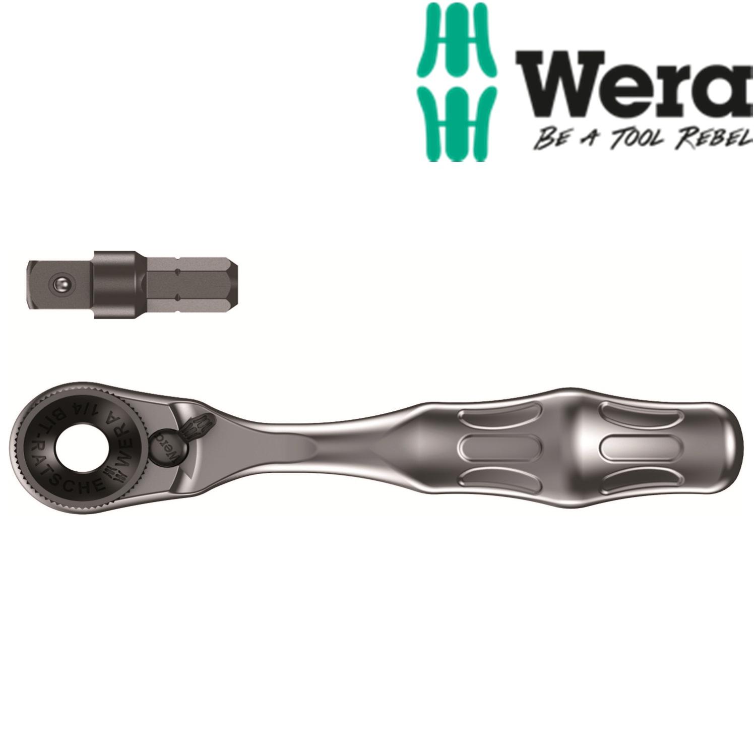 Cần xiết tròng cóc 8001 a zyklop mini 1 bit ratchet, 60 răng wera 05073230001