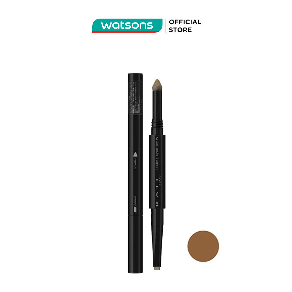 Bút kẻ lông mày kate lasting eyebrow w 2 đầu 0.5g