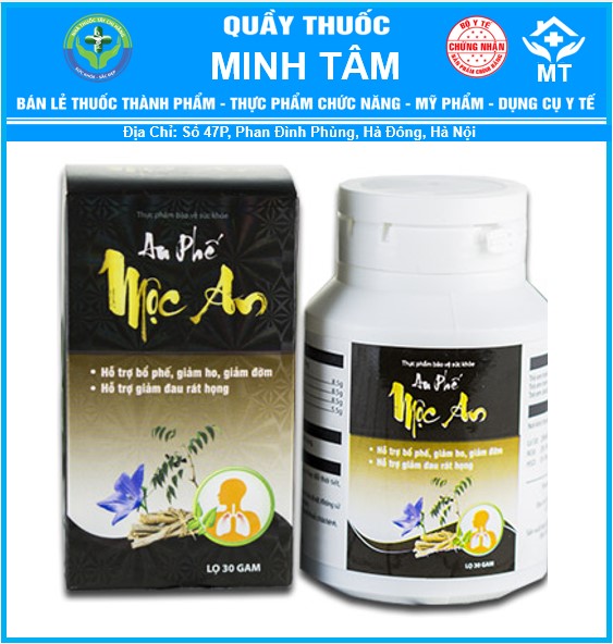 AN PHẾ MỘC AN - Giúp Giải Quyết bệnh Viêm họng, đau ngứa rát họng, ho lâu ngày, ho khan, ho đờm, viêm amidan, viêm phế quản hiệu quả