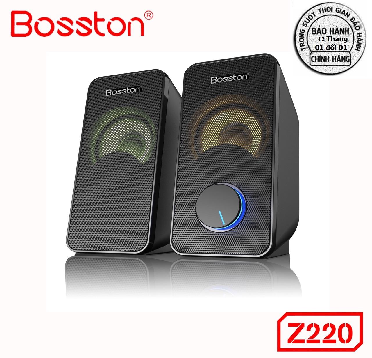 LOA VI TÍNH 2.0 BOSSTON Z220 LED RGB