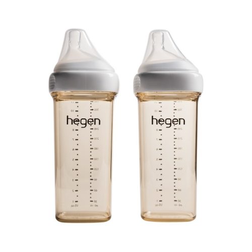 Bộ 2 bình sữa Hegen PPSU 330ml núm ti size L trên 6 tháng-HEG10006