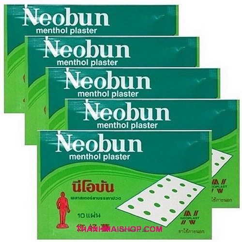 Cao dán neobun thái lan - gói 10 miếng