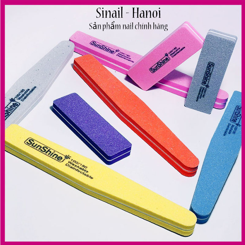 Phào dũa móng - Phào dũa mịn móng tay hiệu SunShine chuyên dùng làm nail, dài và ngắn