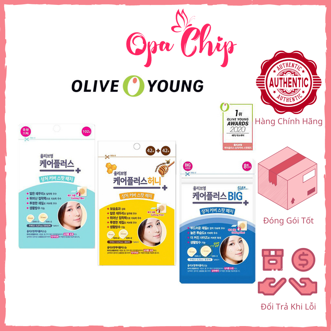 Miếng dán mụn Careplus của Olive Young