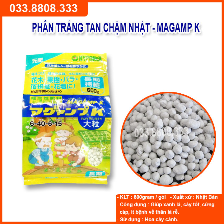 Phân bón tan chậm nhật bản magramp chuyên cho hoa lan cây cảnh
