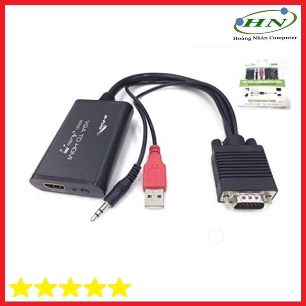Cáp vga có audio ra hdmi m-pard md008