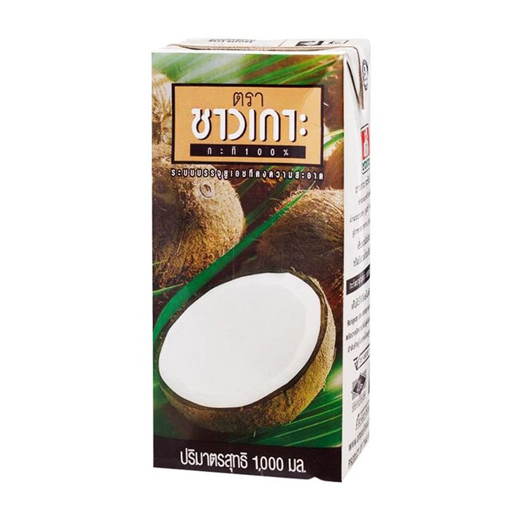 XẢ LỖ NƯỚC CỐT DỪA ĐÓNG HỘP  CHAOKOH 1L THÁI LAN