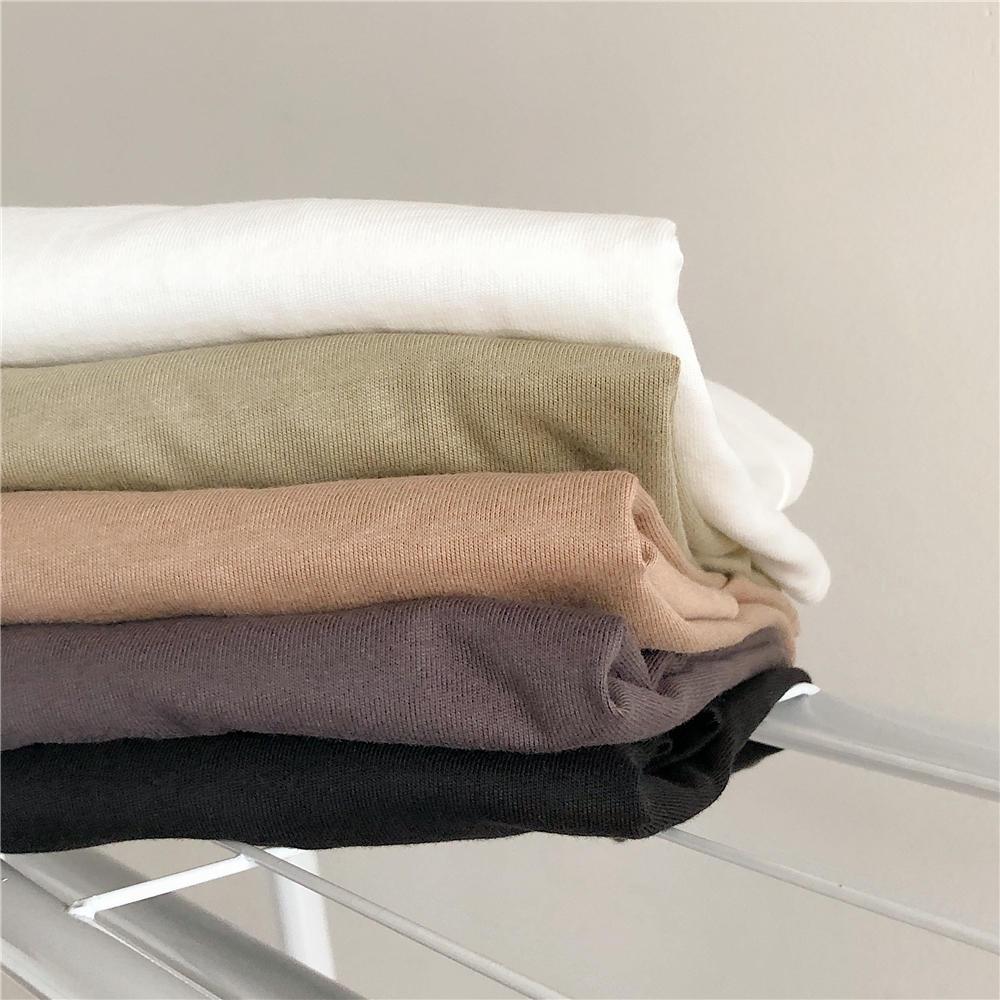 [HCM]Áo Thun Nữ Tay Dài Croptop Trơn Basic Modern Style