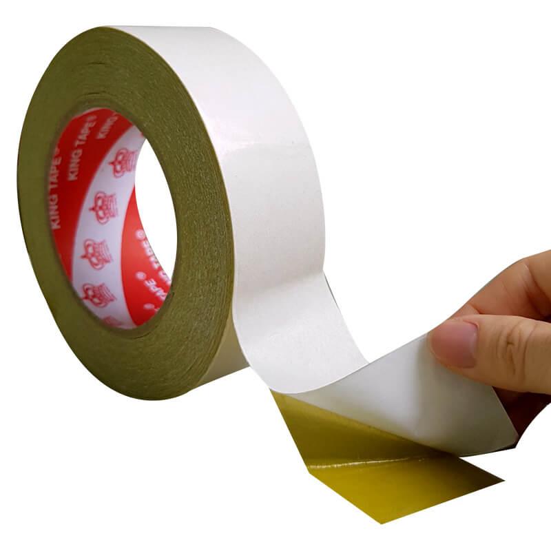 Băng keo 2 mặt keo vàng 30cm x 20.5m ( cắt nhỏ kích thước theo yêu cầu)