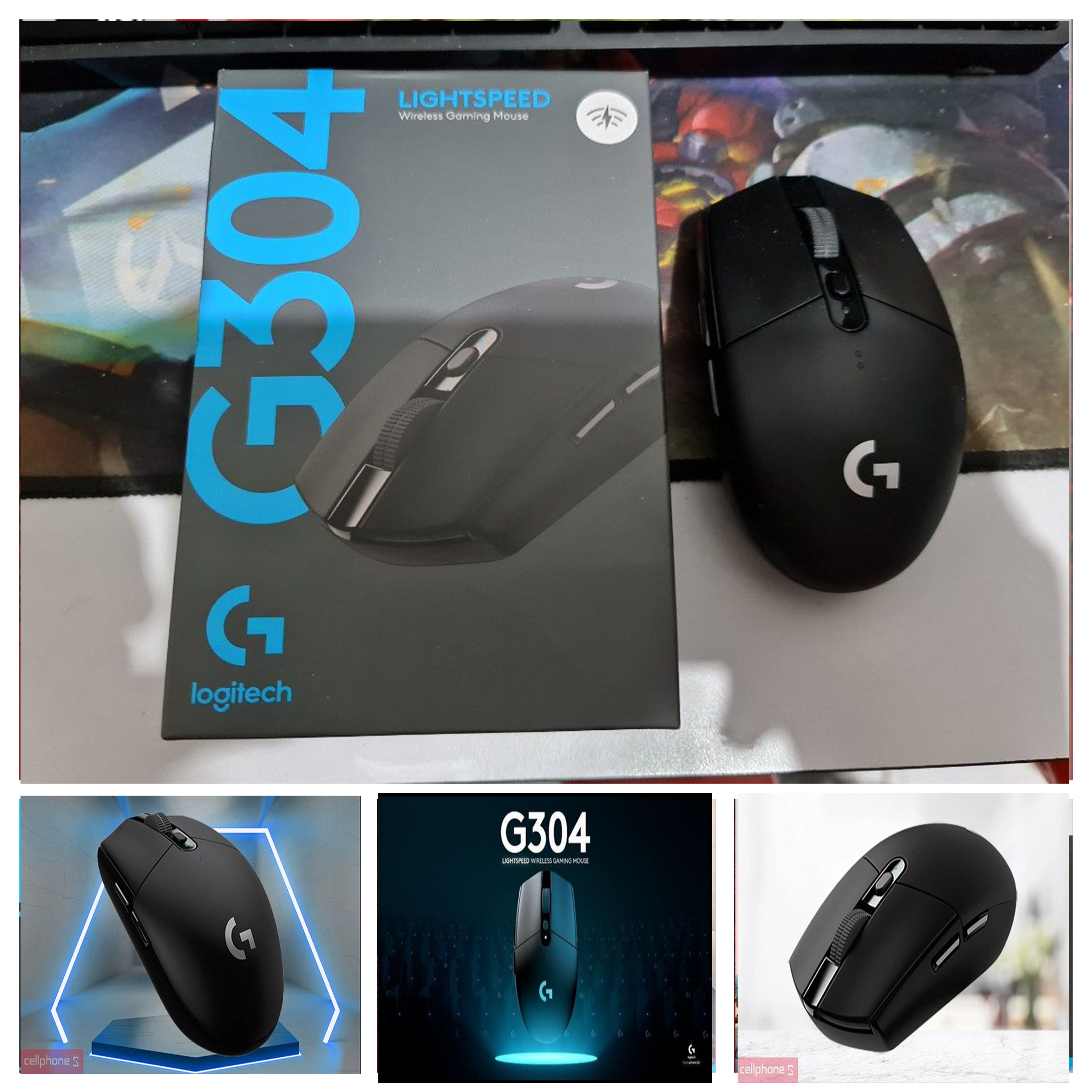 Chuột gaming không dây logitech g304 lightspeed, hàng công ty, bảo hành 6 tháng