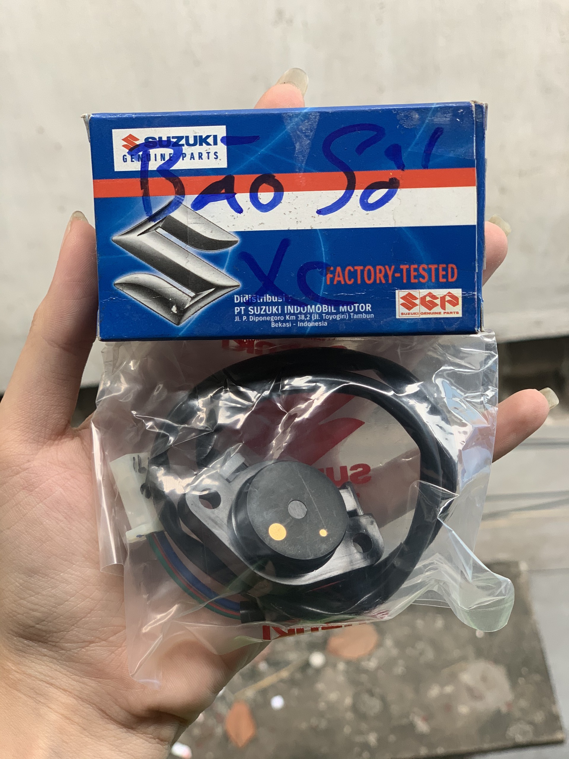 Báo số raider xăng cơ - chính hãng suzuki