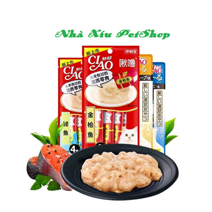 Pate ciao churu thanh mix vị - petshop xíu pool