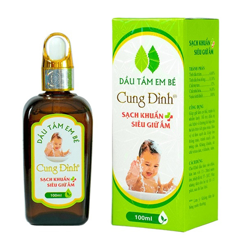 Dầu tắm em bé Cung Đình 100ml