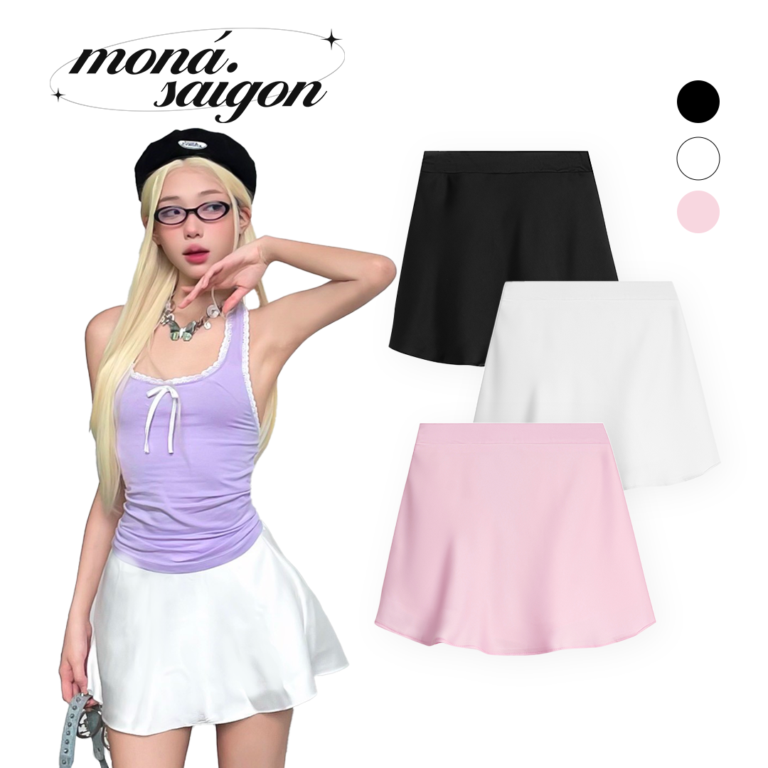 Chân váy ngắn xòe lượn sóng moná - nami