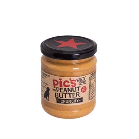 Bơ đậu phộng nghiền hạt PicS Peanut Butter Crunchy 195G