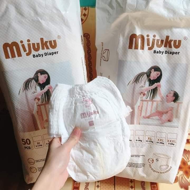 Bỉm tã quần cho bé mijuku 100 miếng