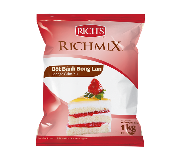 Bột bông lan rich 1kg ac
