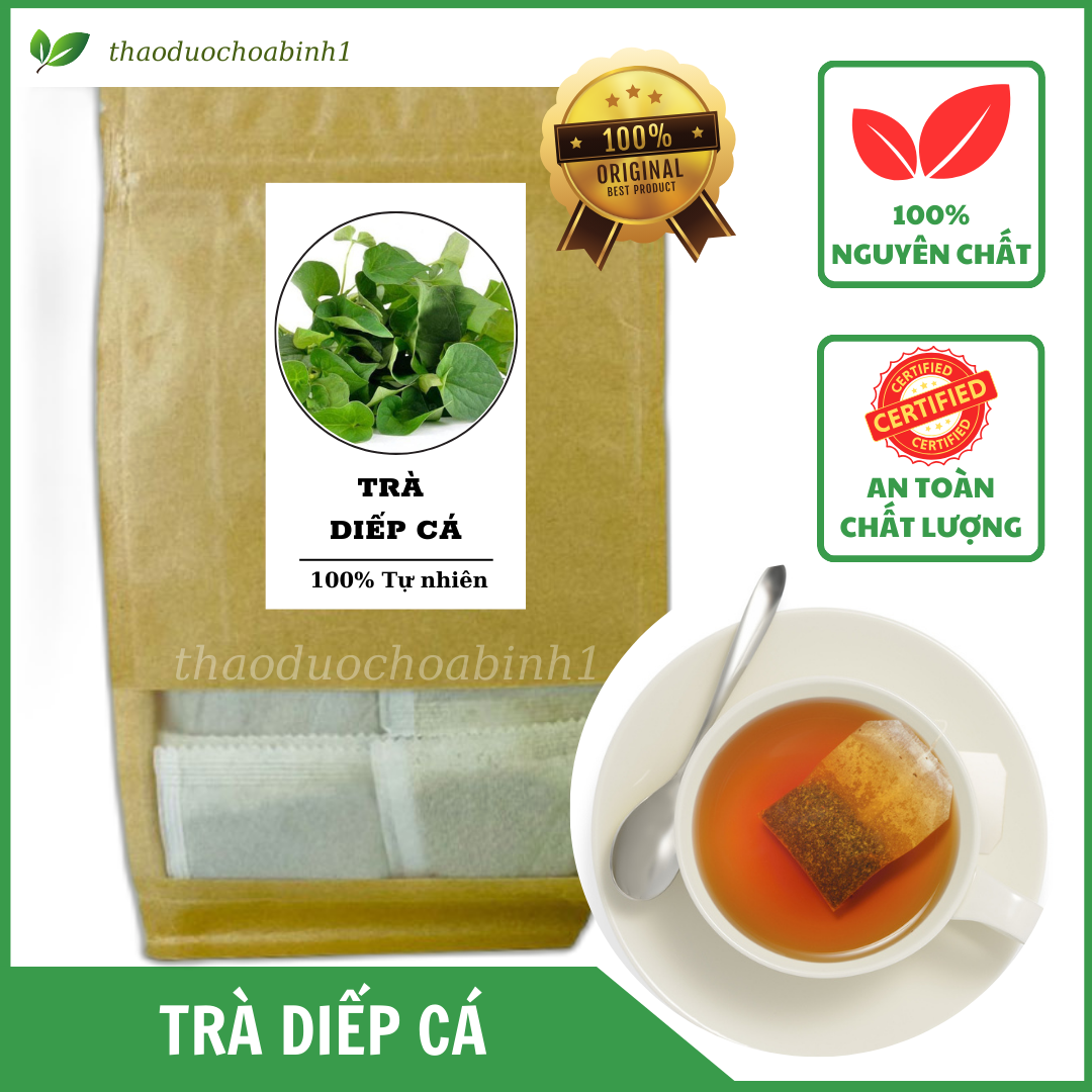 Trà DIẾP CÁ - Giảm TÁO BÓN, MỤN - 40 Túi lọc
