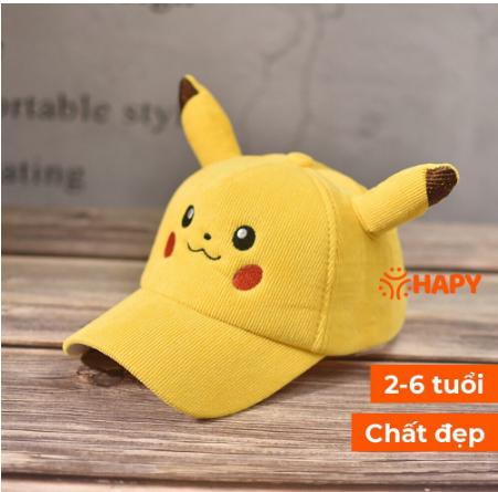 Mũ lưỡi trai Pikachu