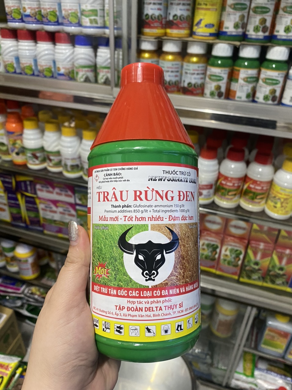 Thuốc Trừ Cỏ DELTA THỤY SĨ - Trâu Rừng Đen - 900ml