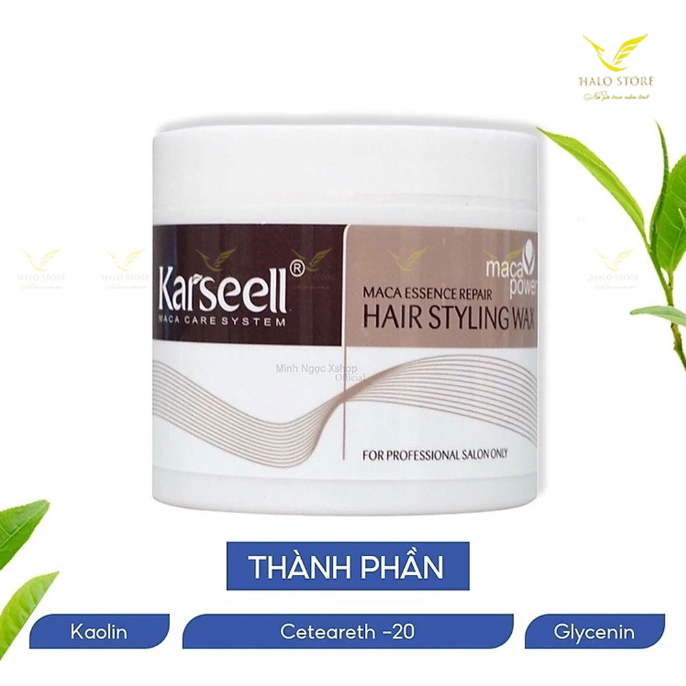 Sáp Vuốt Tóc Nam Tạo Kiểu Cứng Karseell Maca Essence Hair Styling Wax 100ml