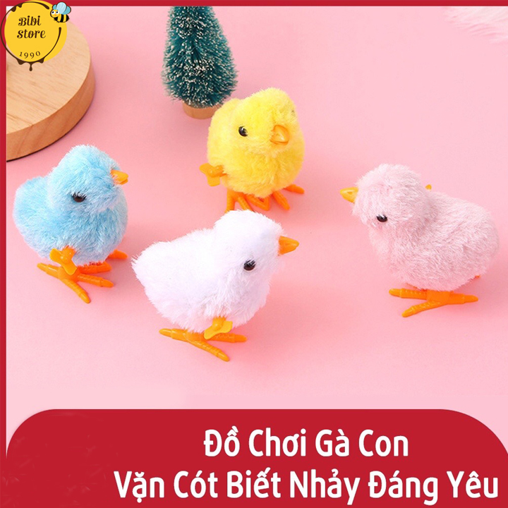 Đồ chơi gà lon ton chạy bằng dây cót cực vui cho bé
