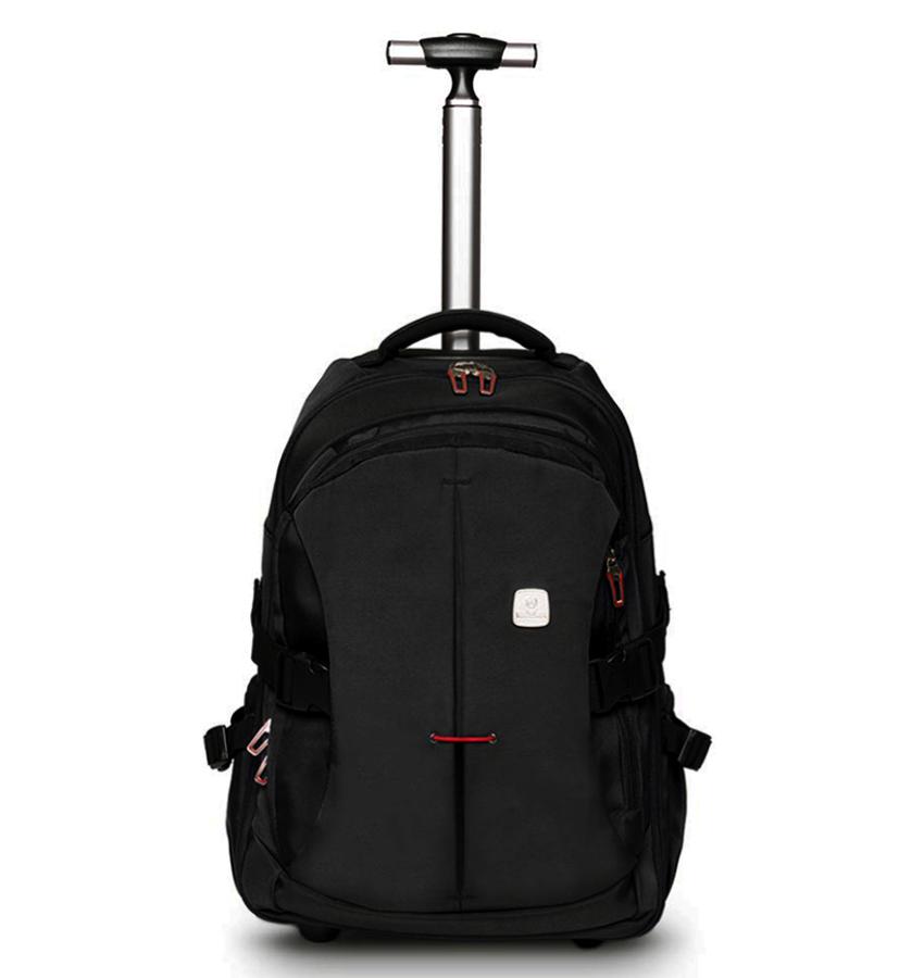 [HCM]Ba lô đeo có tay kéo bánh xe tốt vải cao cấp dùng bền đựng Laptop TL539