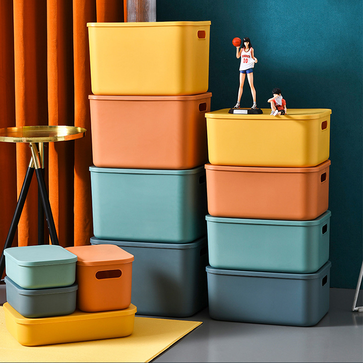Thùng đựng đồ đa năng cao cấp - Thùng đựng đồ chơi cho bé - Hộp Đựng Đồ Có Nắp Bằng Nhựa Đa Năng Có Tay Cầm Tiện Dụng