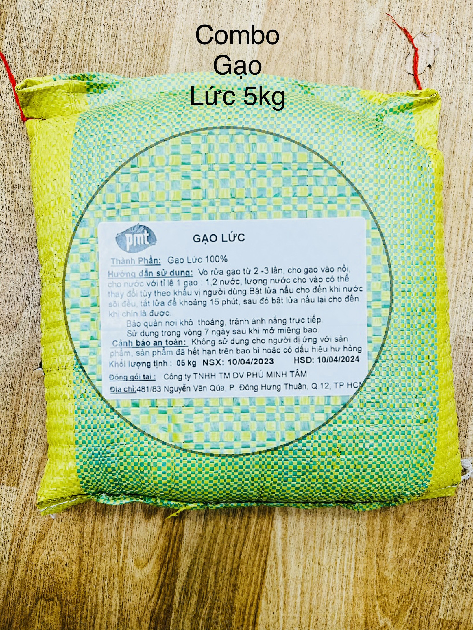Gạo lức thương hiệu phú minh tâm - combo 5kg