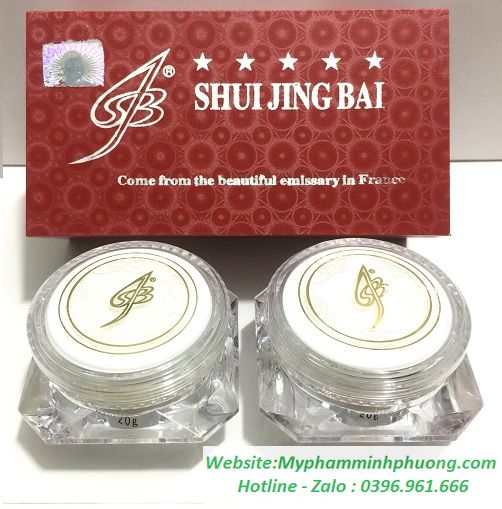 Kem dưỡng da Shui Jing Bai Thủy Tinh Bạch 2in1 hết nám , tàn nhang