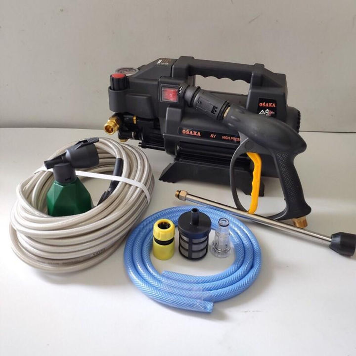 Máy xịt rửa xe cao áp, cầm tay tiện lợi, nhỏ gọn - tiết kiệm điện năng, phun xịt rửa đa năng. máy rửa xe osaka